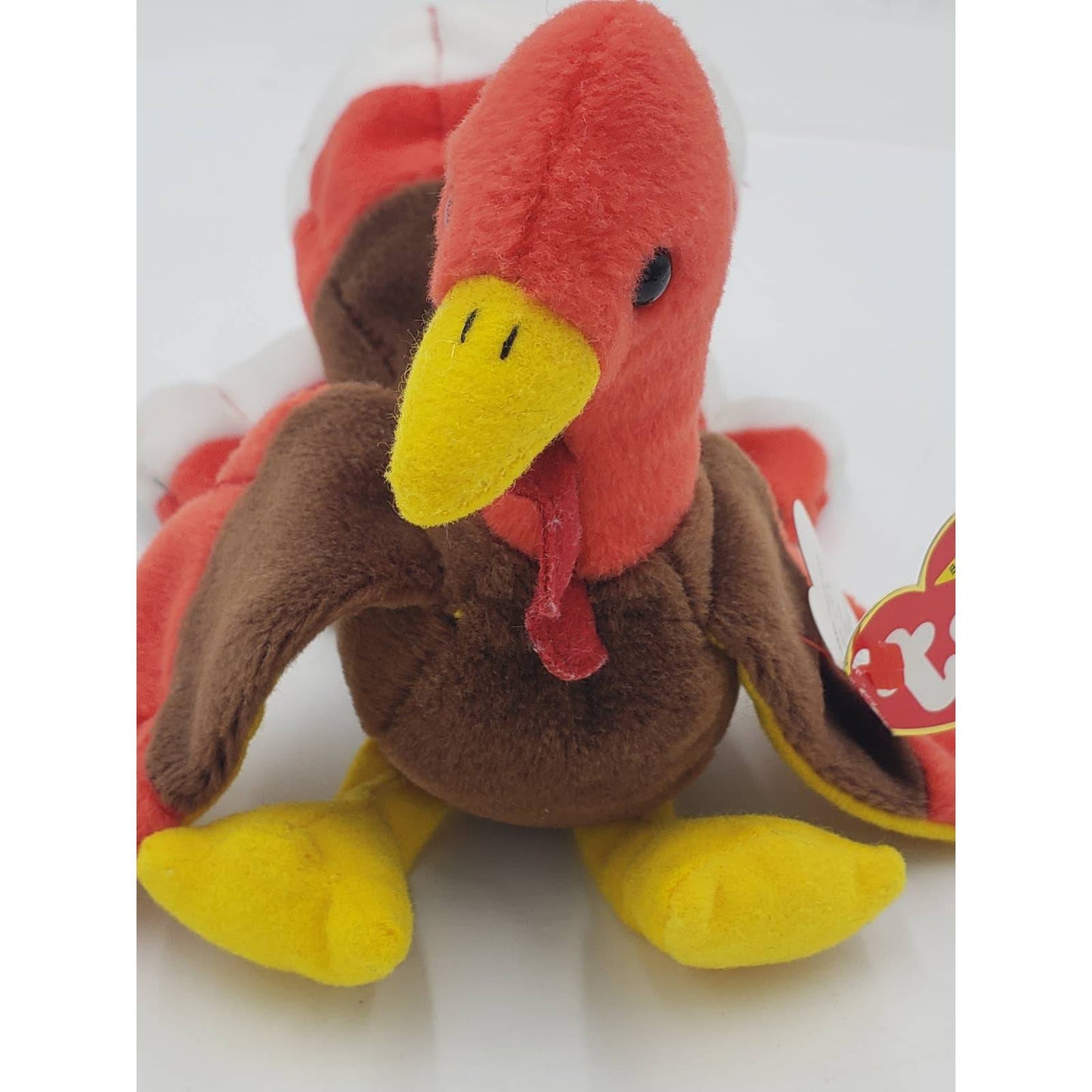 Ty Beanie Babies 1996 Gobbles the Turkey Collectible - PVC Pellets