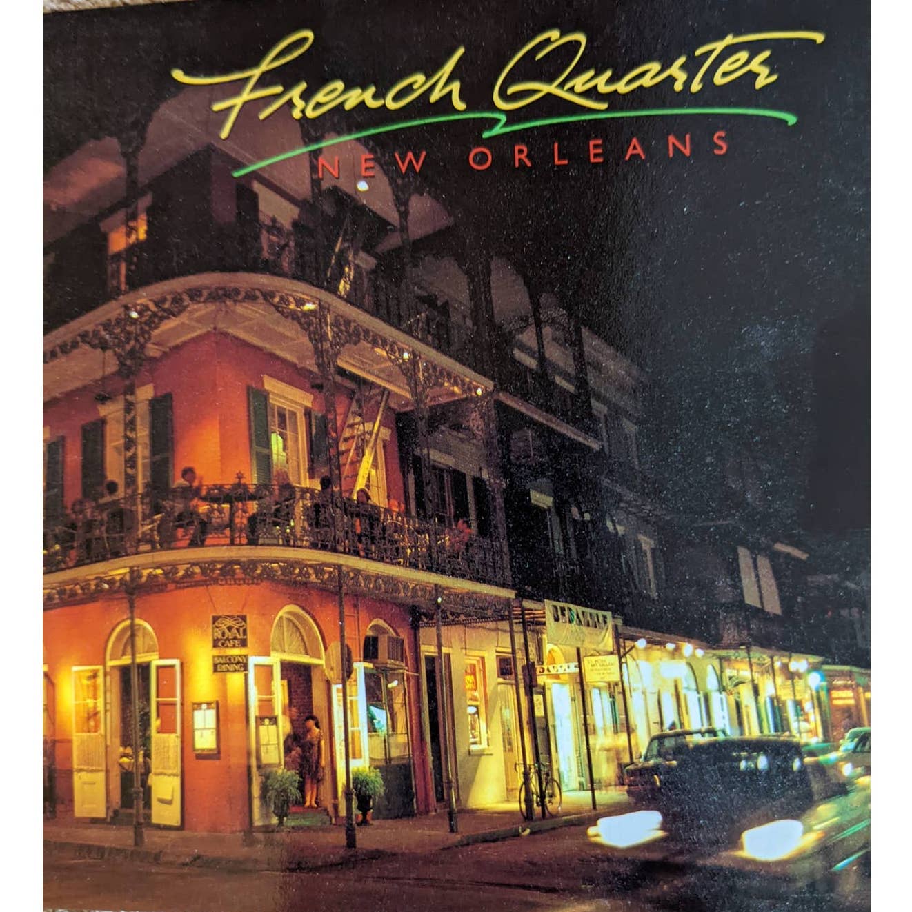 Vintage New Orleans Postcard La Branche House Lace balconies French Quarter