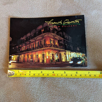 Vintage New Orleans Postcard La Branche House Lace balconies French Quarter