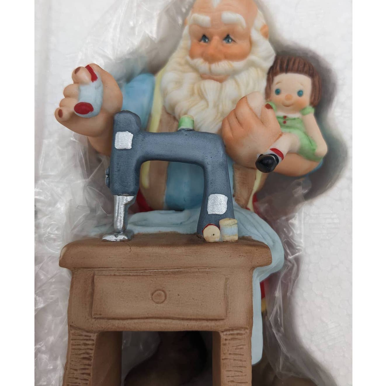 Hallmark Santa The Joymaker Hand-Painted Figurine Sculpture Limited Edition 1988