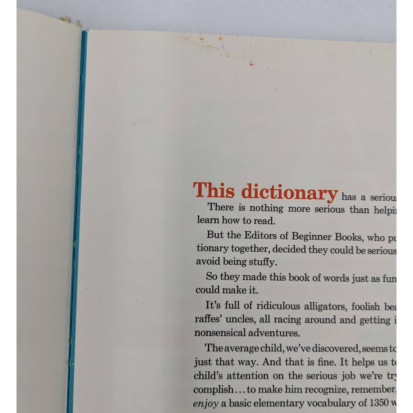 The Cat In The Hat Dictionary By The Cat Himself P.D. Eastman Vintage 1964