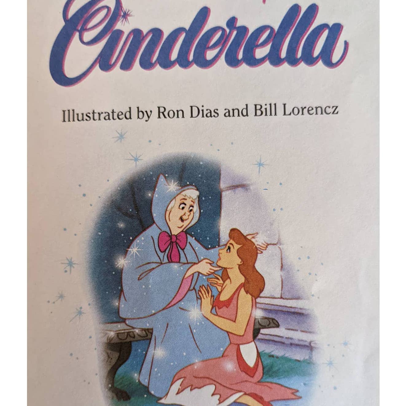 Vintage Golden Book Set of 2 Walt Disney Cinderella The Little Mermaid Childrens