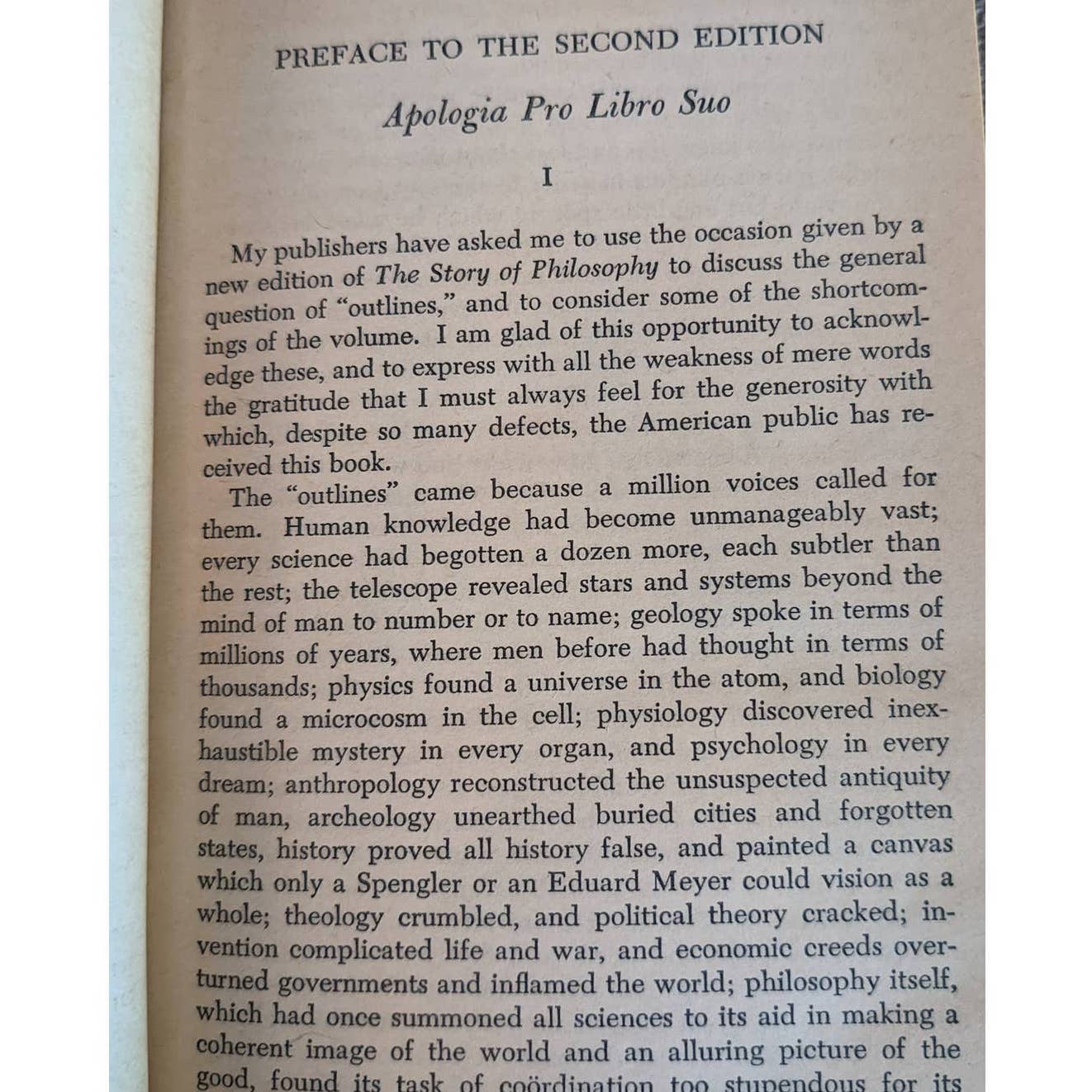 The Story Of Philosophy The Lives And Opinions Vintage 1961 By Will Durant