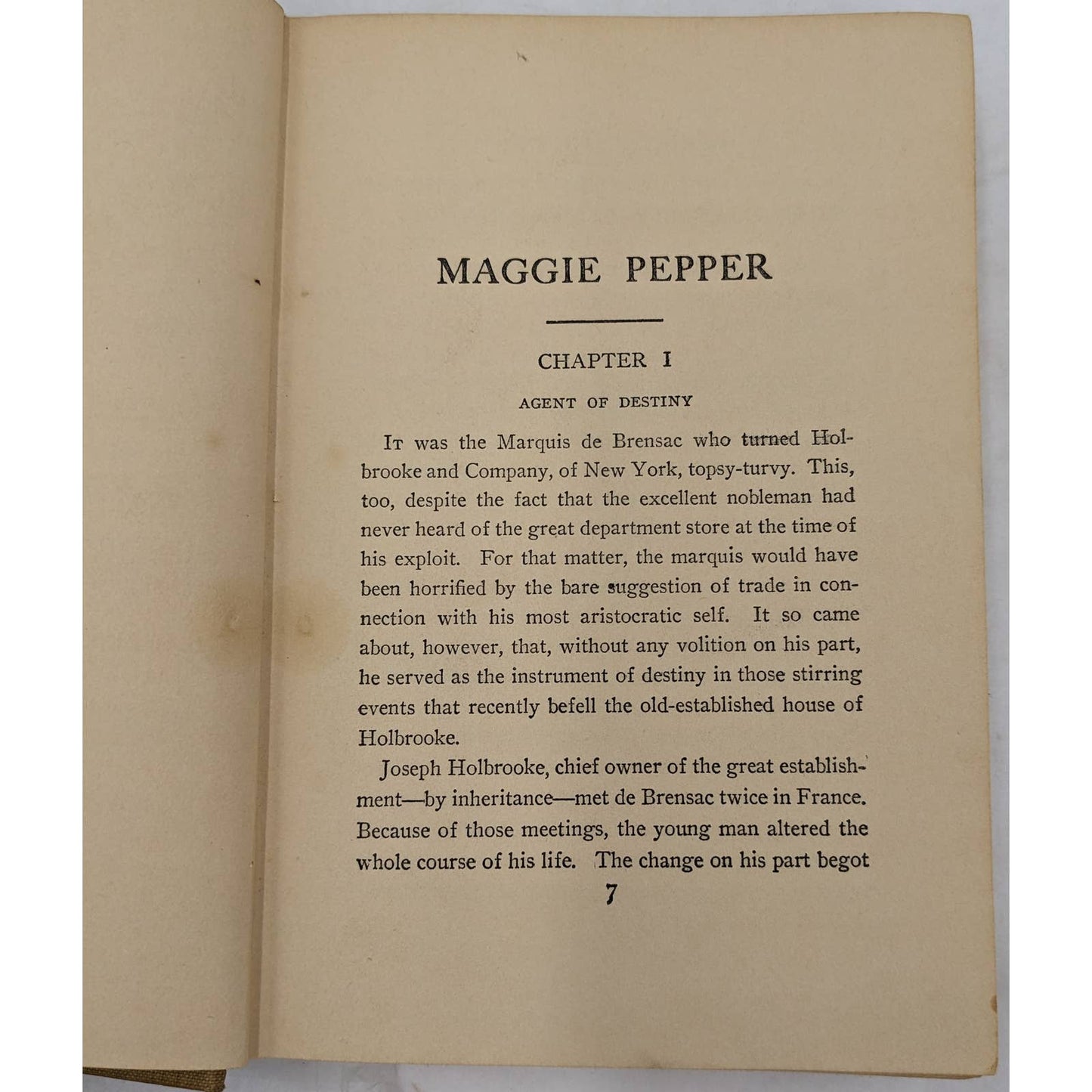 Maggie Pepper By Charles Klein Antiquarian Vintage Novel Early Printing 1911