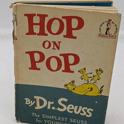 Hop On Pop By Dr. Seuss Beginner Book Club Edition Vintage Childrens 1963