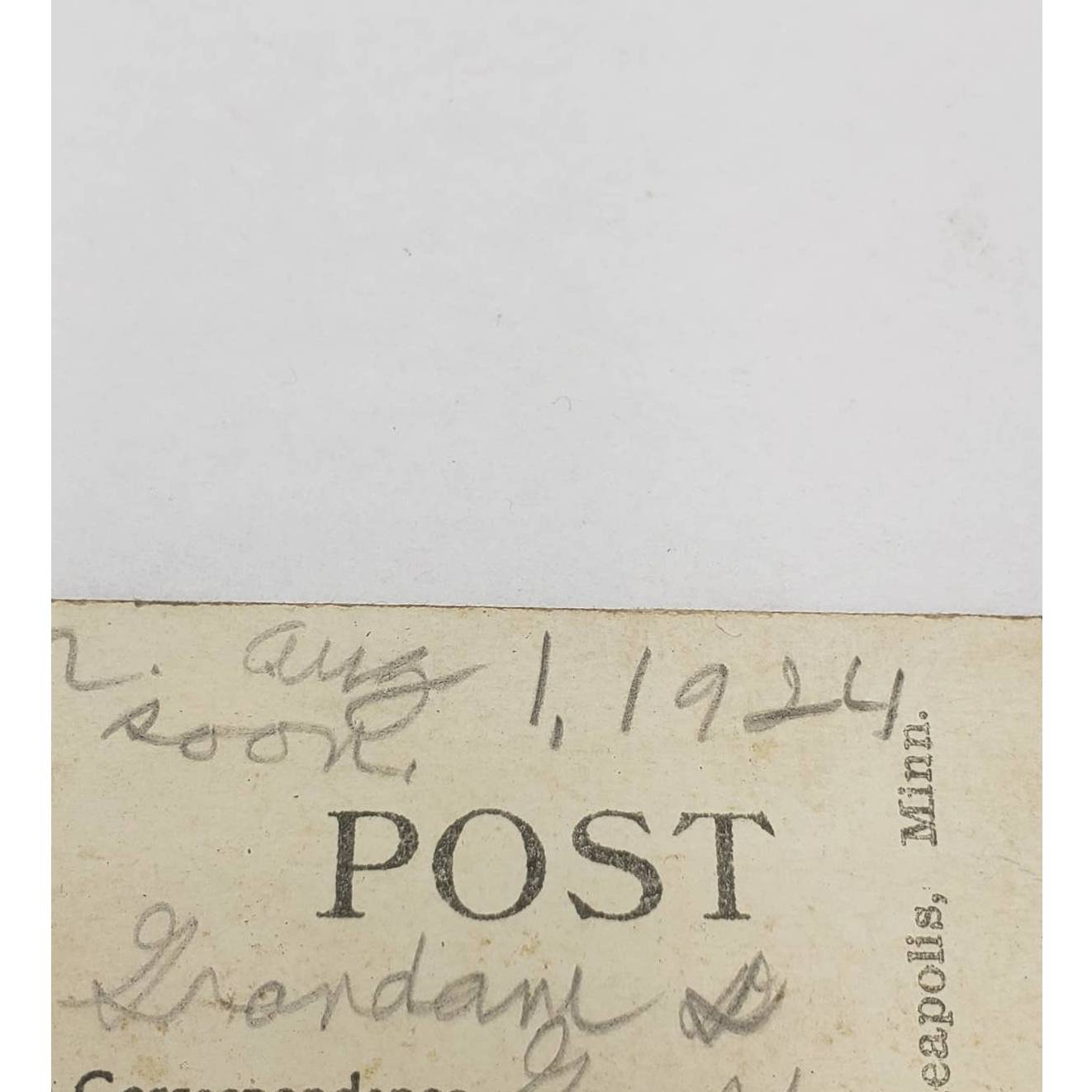 c1924 Refrectory, Minnehaha, Minneapolis, Minnesota 106 Vintage Postcard