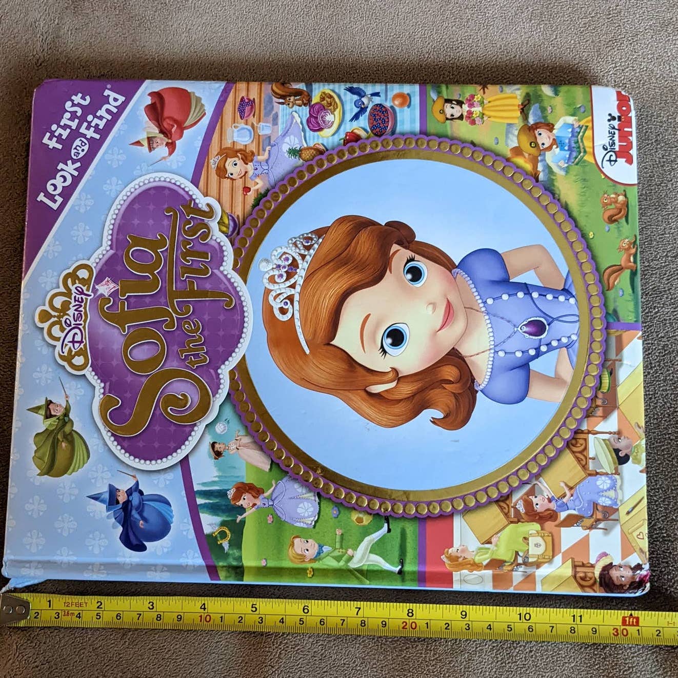 Disney Junior Sofia The First Look And Find Kids Toddler Book Practice counting