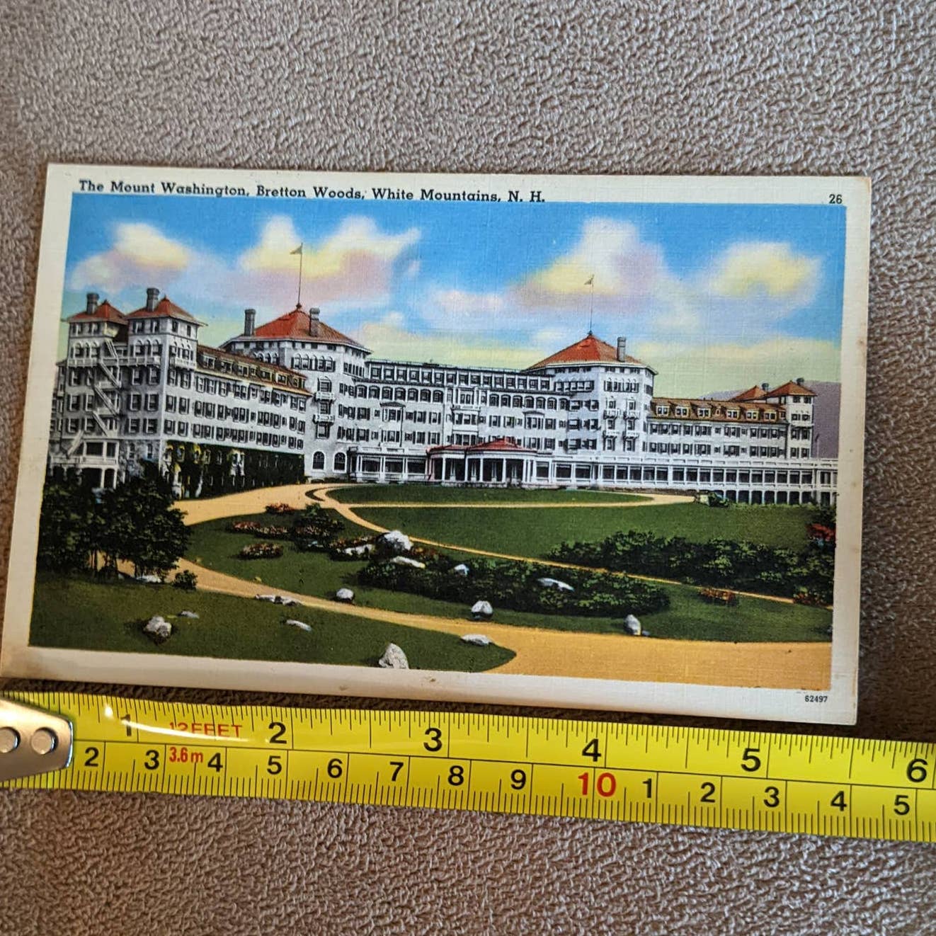 Vintage New Hampshire Postcard Mt Washington Bretton Woods White Mountains NH