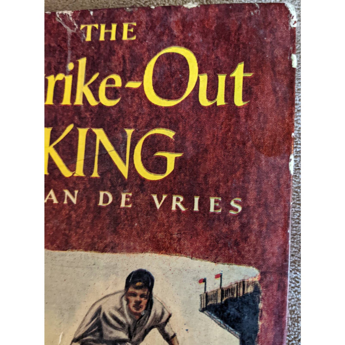 1948 The Strike-Out By King Julian De Vries Falcon Books Baseball