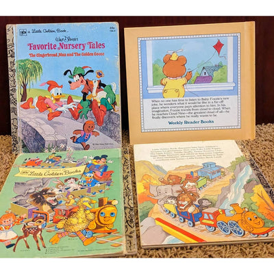 Little Golden Book Night Before Christmas Nursery Tales Muppet Babies Childrens