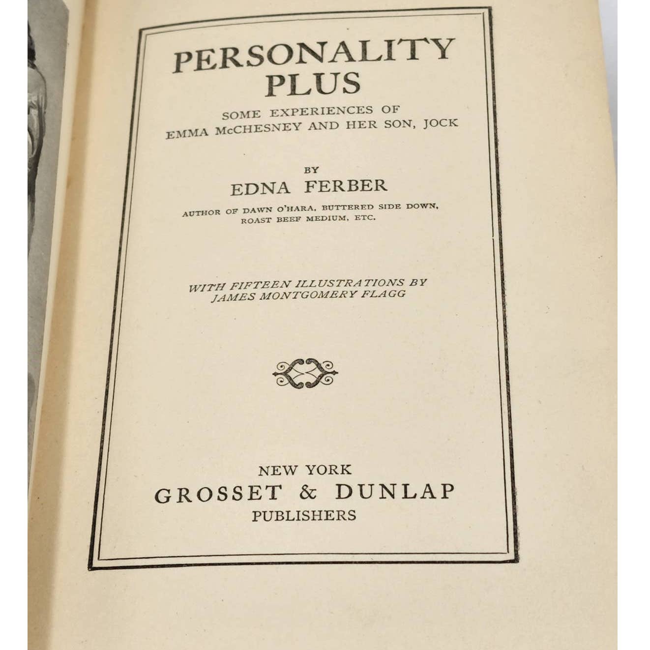 Personality Plus by Edna Ferber 1st Edition Novel Dust Jacket Antique Book 1914