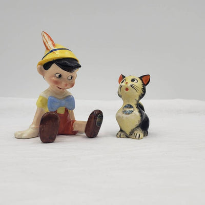 Goebel Pinocchio Seated Figaro Cat Germany Walt Disney Character Figurine Label