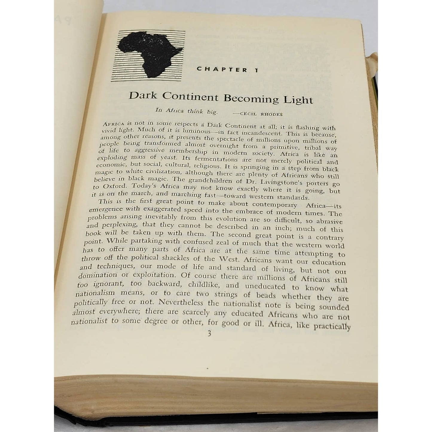 Inside Africa By John Gunther Vintage Book Travel 1955