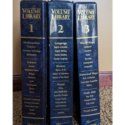 Volume Library Set 3 Books A Modern Authoritative Reference For Home School Use