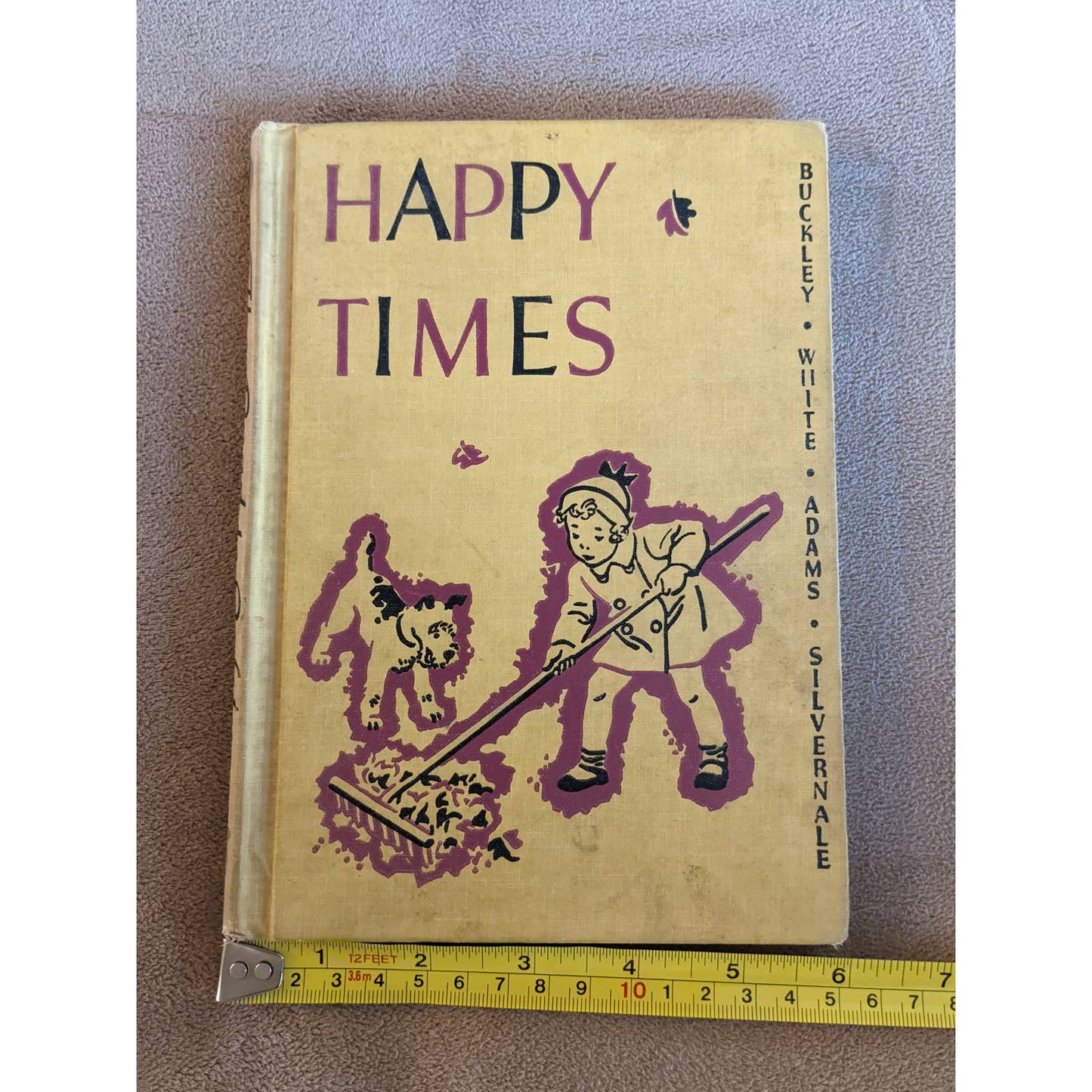 Vintage 1938 The Road To Safety Happy Times Book Illustrations Childrens Bedtime