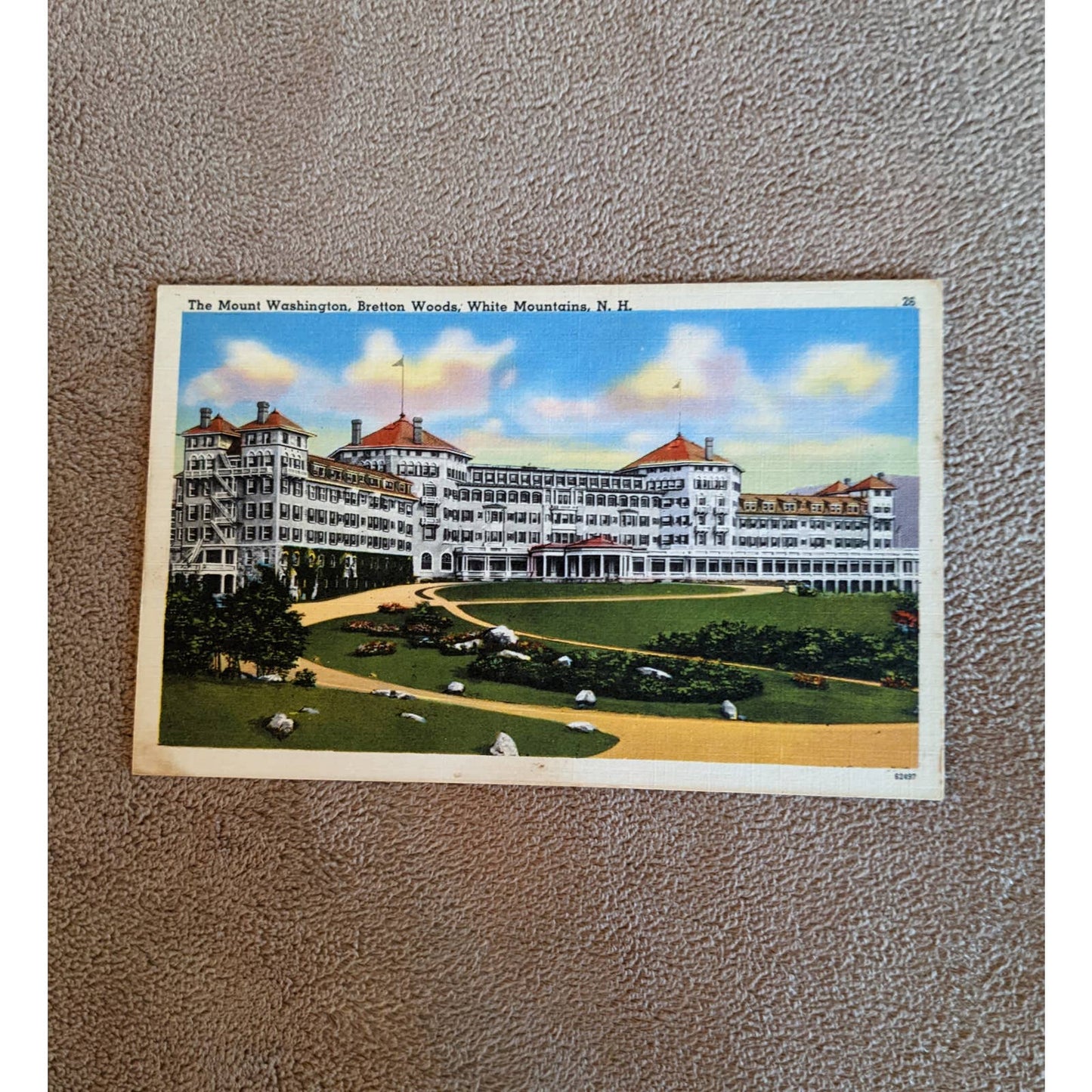 Vintage New Hampshire Postcard Mt Washington Bretton Woods White Mountains NH