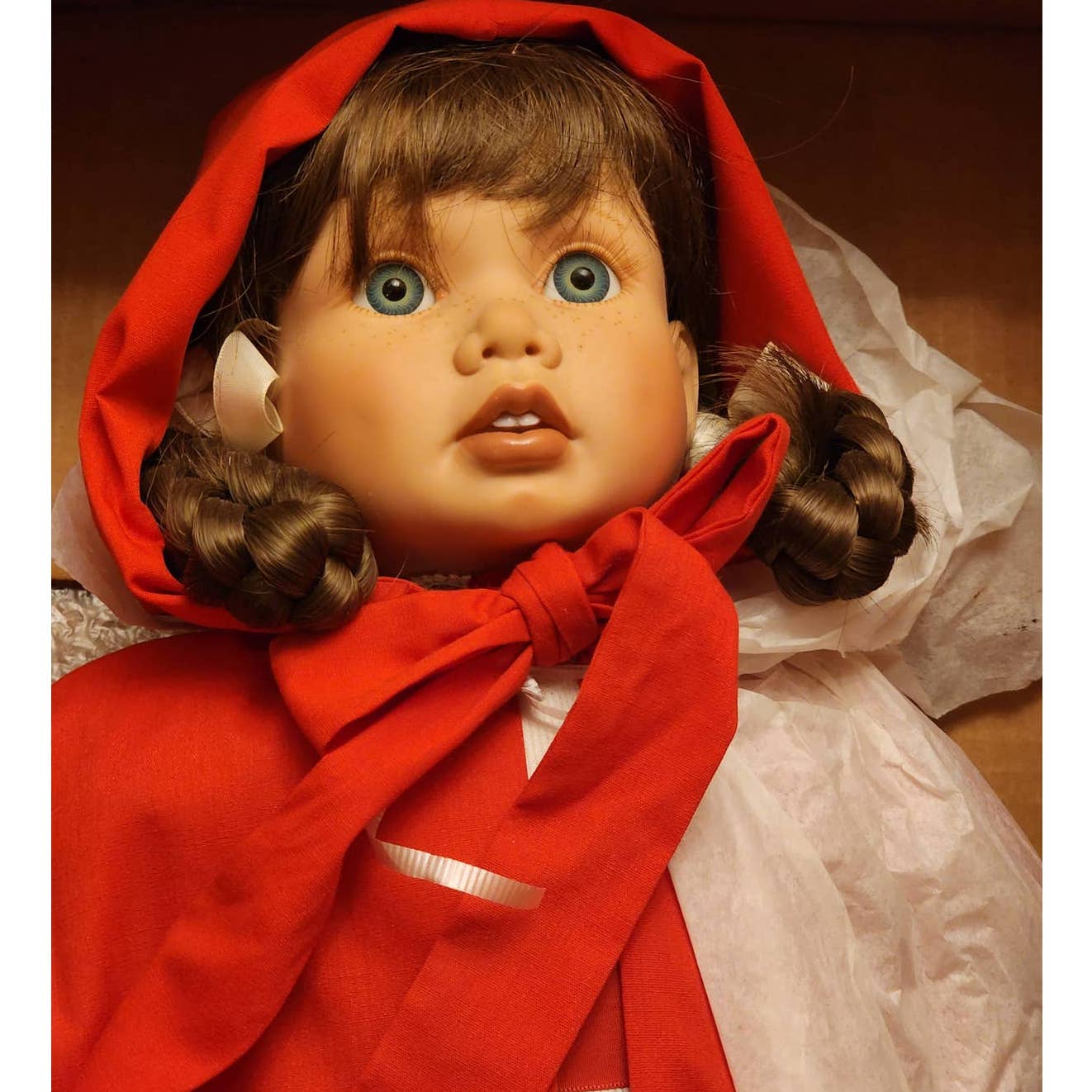 Red Riding Hood Doll Gail Shumaker Artist Signed Limited Edition Fairy Tale