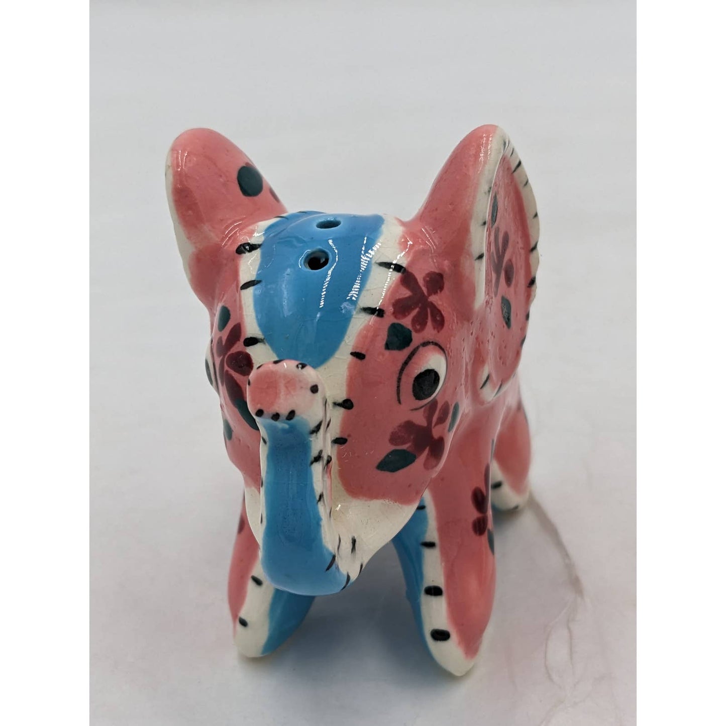 Vintage Pink Elephant Salt Pepper Shaker Set Made In Japan Adorable Pair