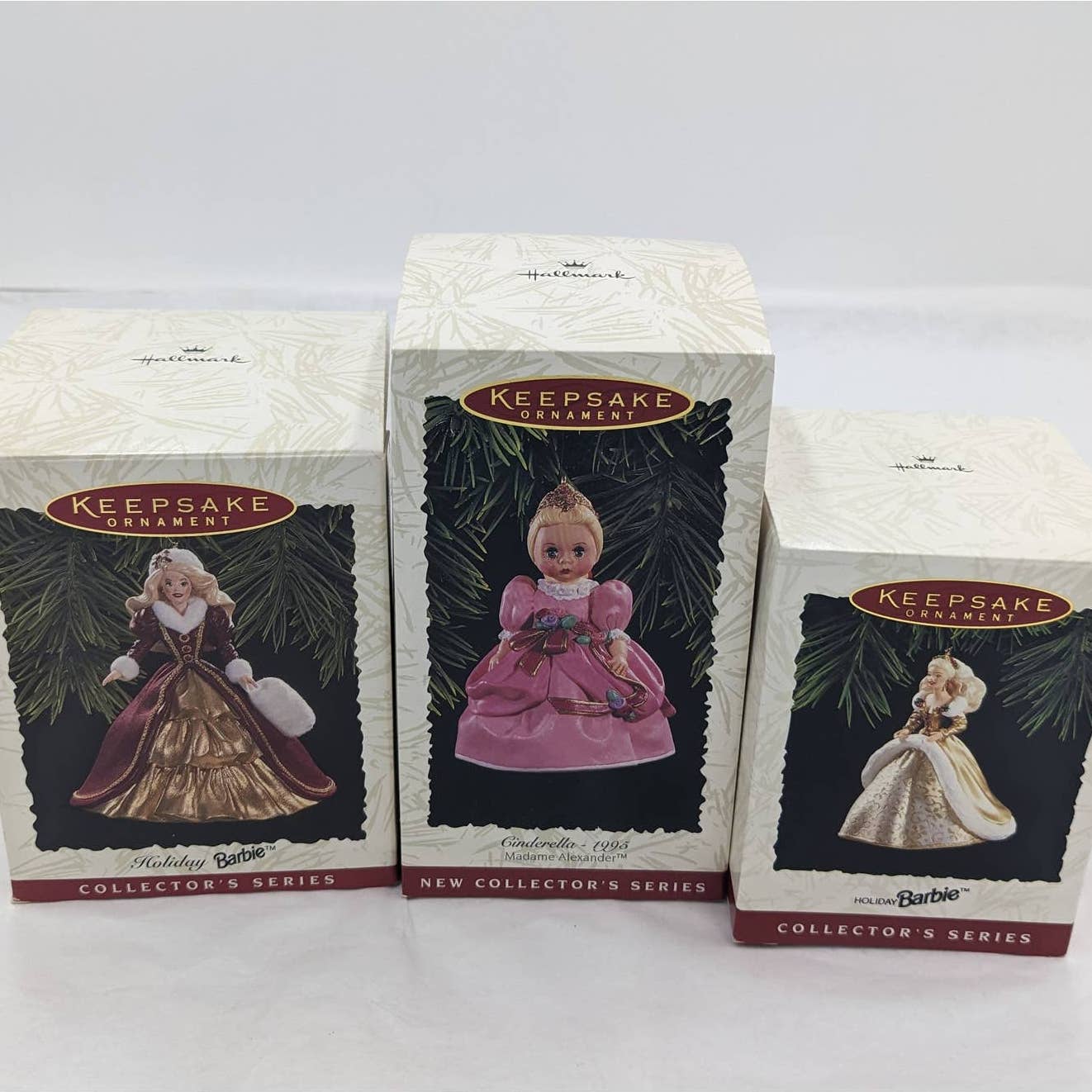 Hallmark Ornaments Vintage Barbie And Cinderella Keepsake With Box