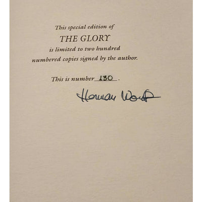 Vintage Herman Wouk The Glory First Edition Signed W/Slipcase Jewish Historical