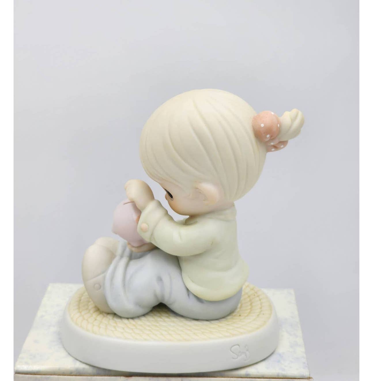 Precious Moments Figurine You Can Always Count On Me Vintage W/Box Tags