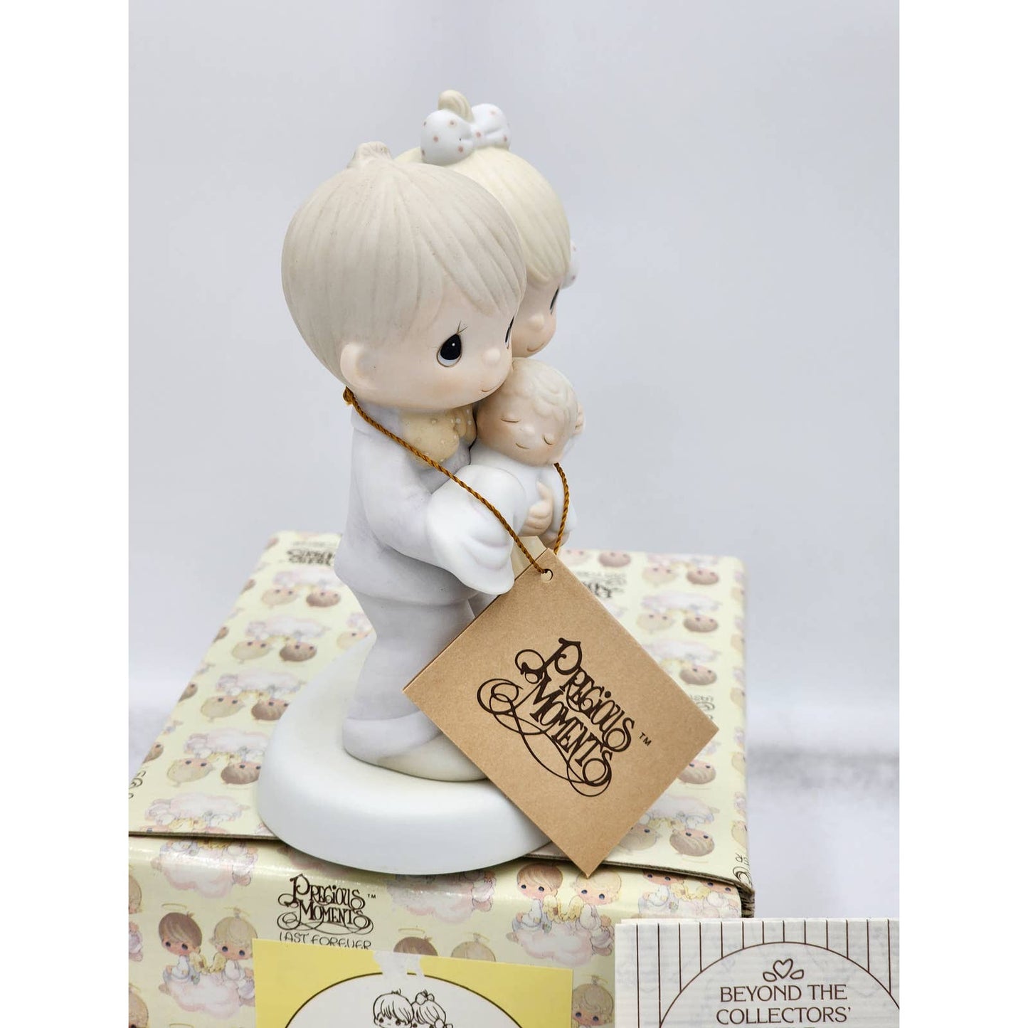 Precious Moments Figurine Rejoicing With You E-4724 Bible Vintage 1980 Box Tags