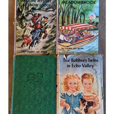 Vintage The Bobbsey Twins Set 4 Books Laura Lee Hope 1940s-1960s Childrens Novel