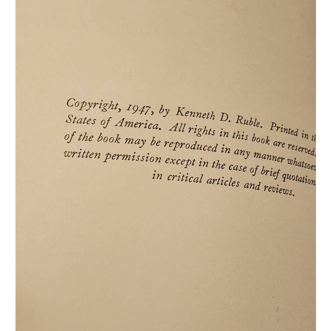 Men To Remember How 100,000 Neighbors Made History Told By Kenneth D Ruble, 1947