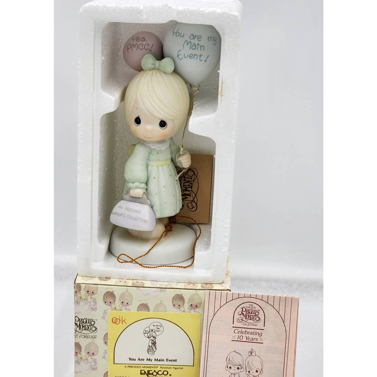 Precious Moments Figurine You Are My Main Event 115231 Vintage Box Tags