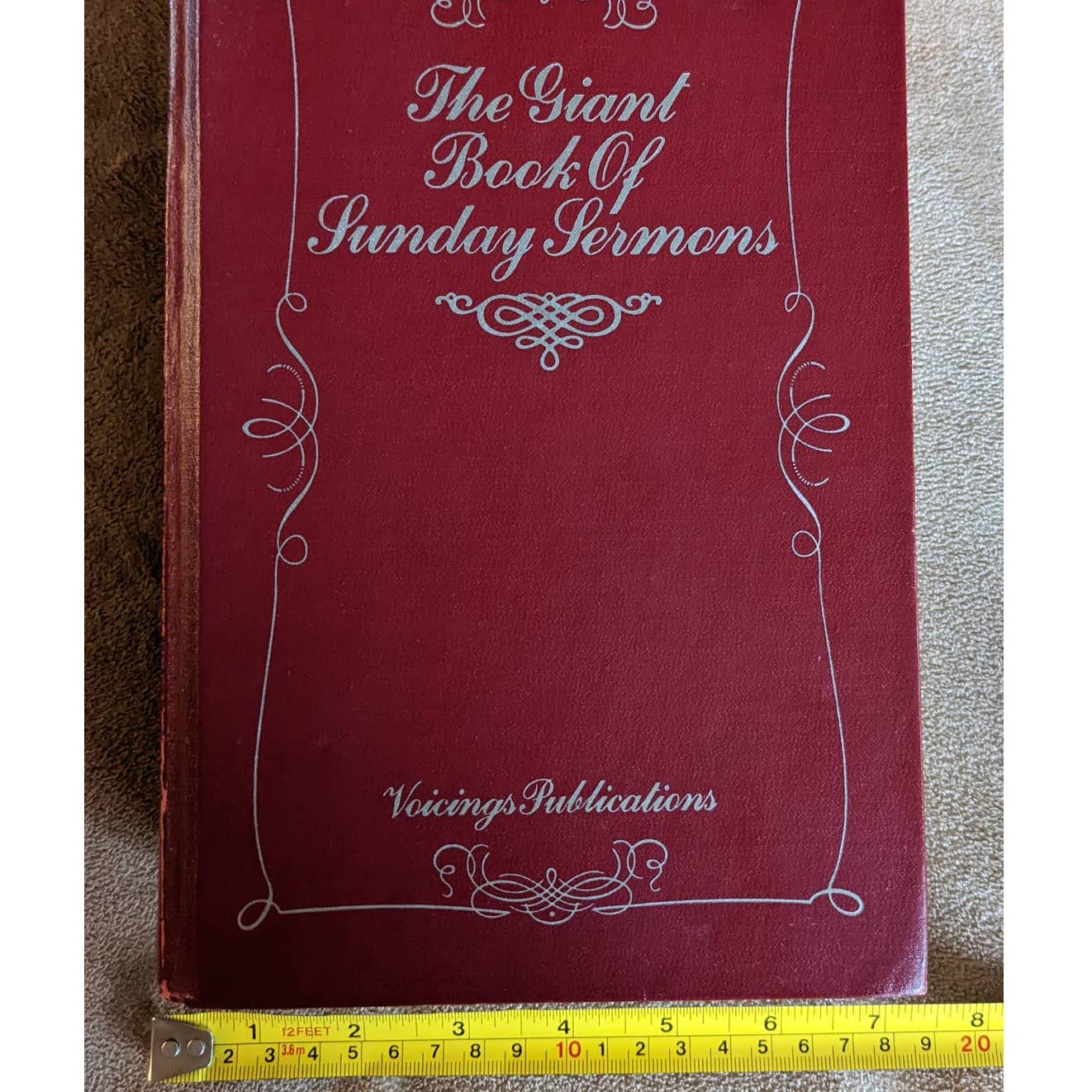 Vintage 1985 Giant Book Of Sunday Sermons Volume 1 By James F. Colaianni