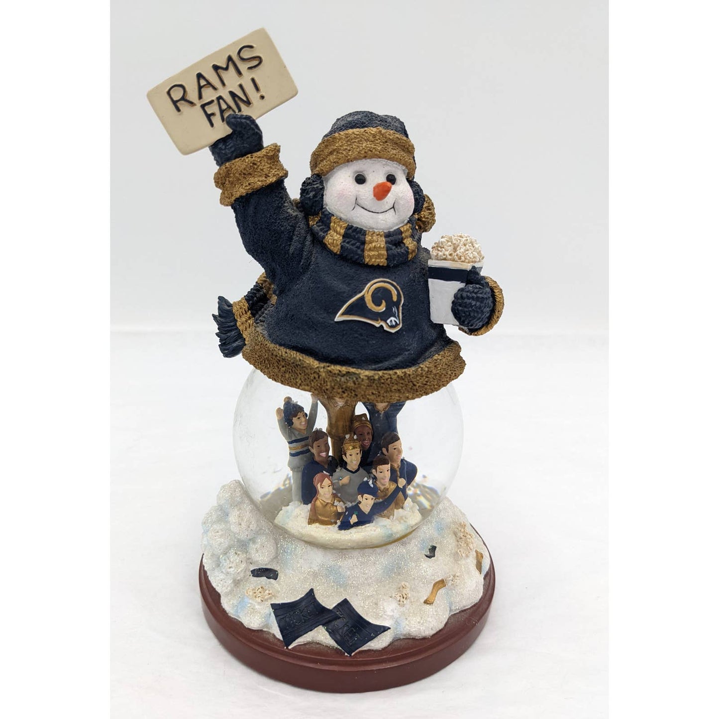 St. Louis Rams Stadium Snowman Fourth In A Limited Series 119/3000 7" Tall