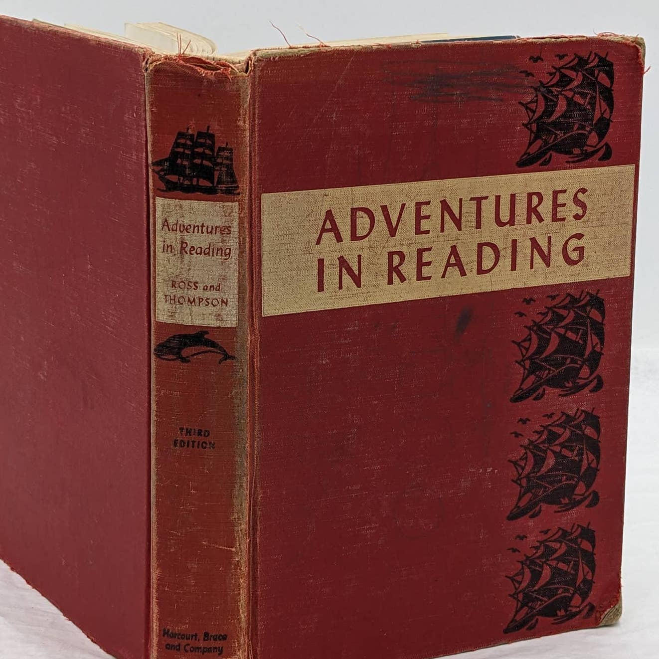 Adventures In Reading By Jacob M. Ross Vintage Teacher Education 1949