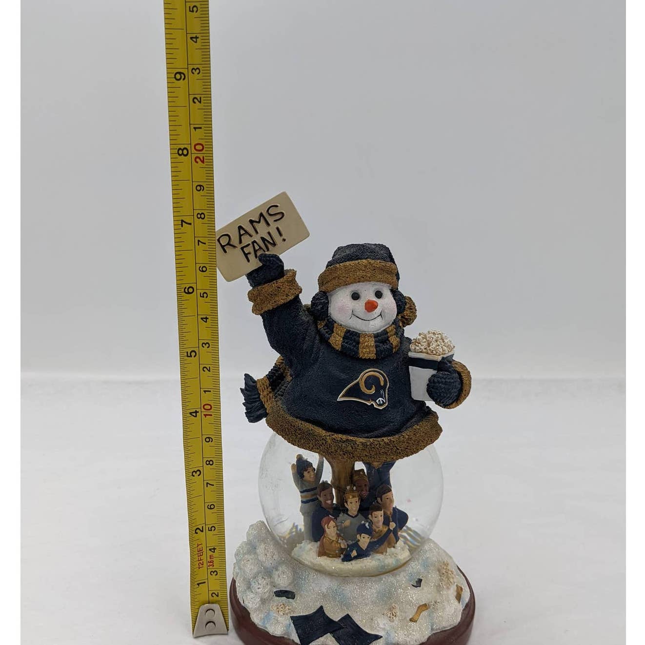 St. Louis Rams Stadium Snowman Fourth In A Limited Series 119/3000 7" Tall