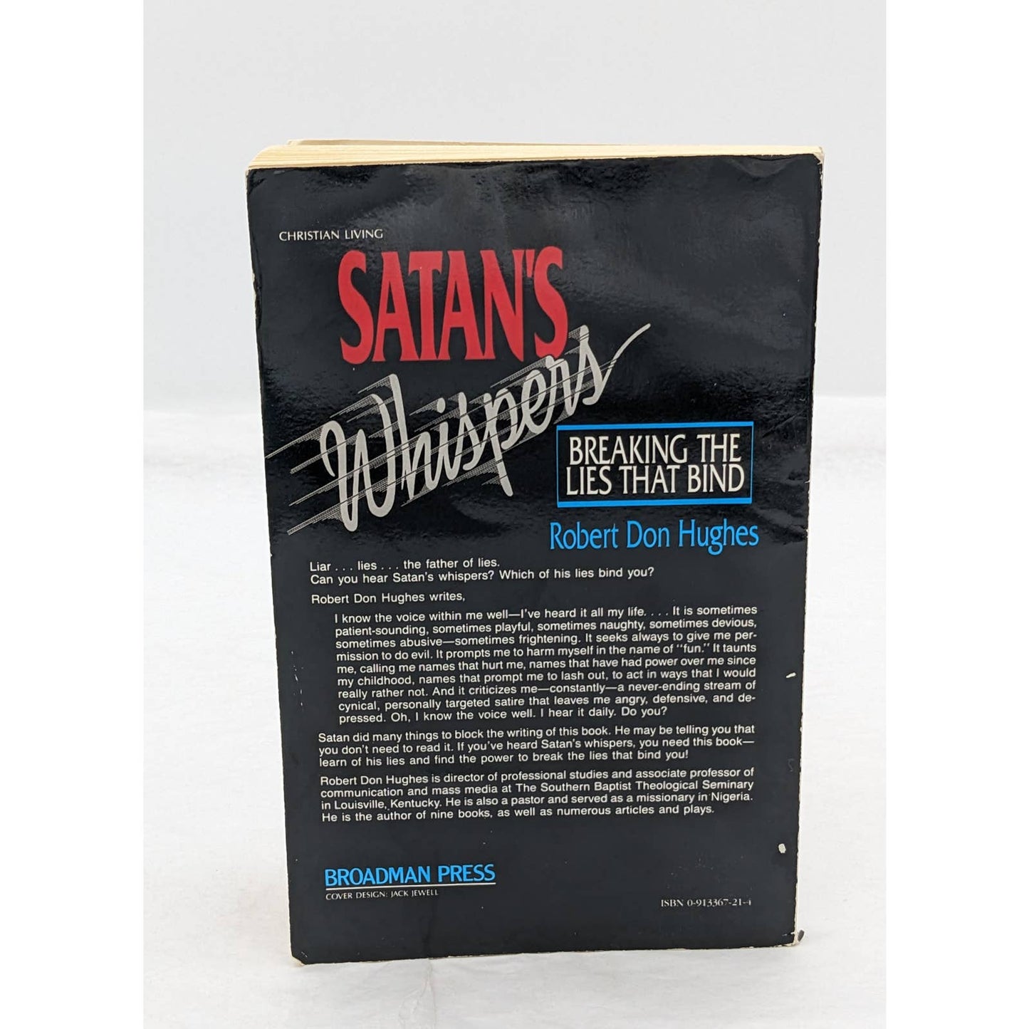 Satans Whispers Breaking The Lies That Bind By Robert Don Hughes Vintage 1992