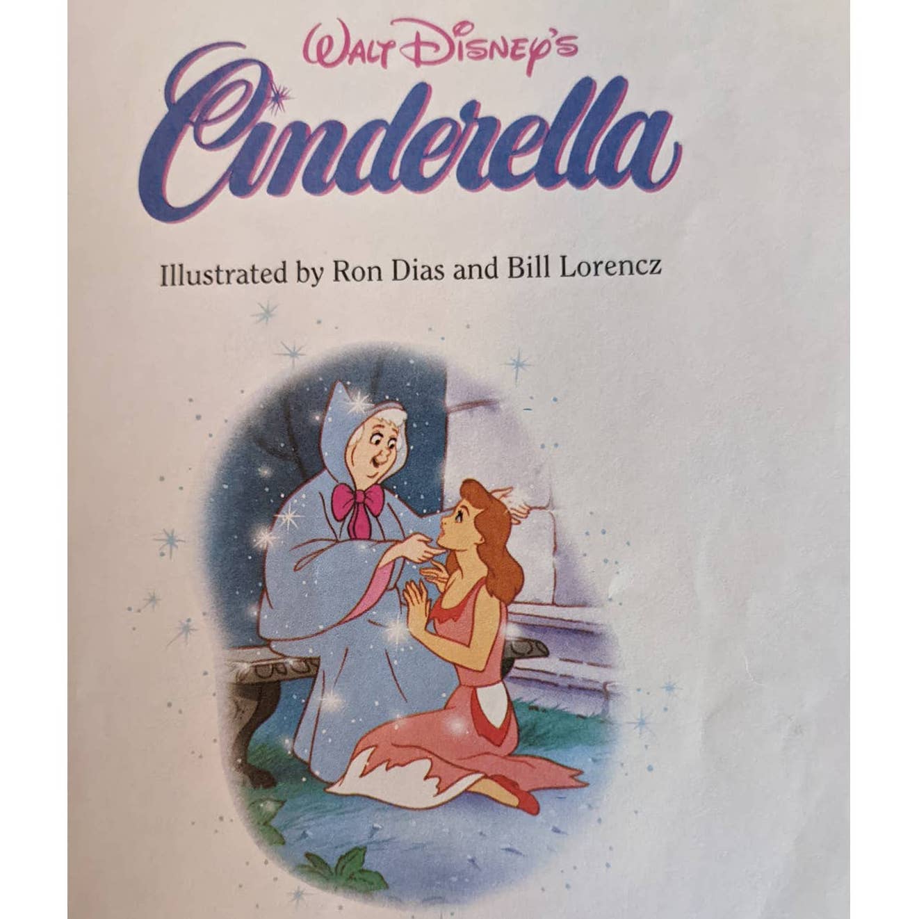 Vintage Golden Book Set of 2 Walt Disney Cinderella The Little Mermaid Childrens