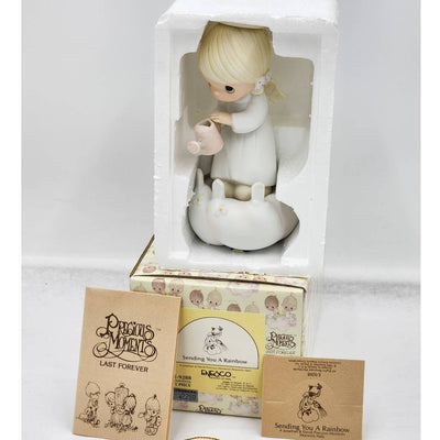 Precious Moments Figurine Sending You A Rainbow Heavenly HaloE-9288 Box Tags